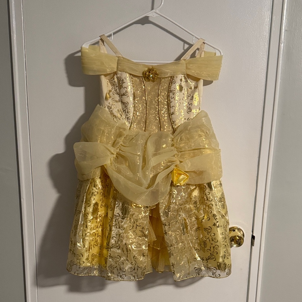 Golden Princess Kids Costume Dress